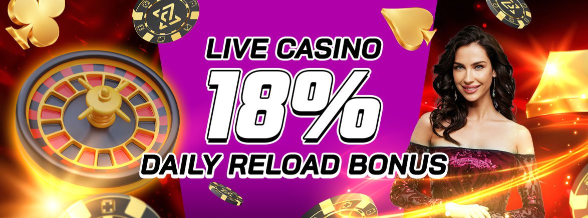 Casino 18% Daily Reload Bonus 5,000 BDT Casino 18% Daily Reload Bonus 5,000 BDT
